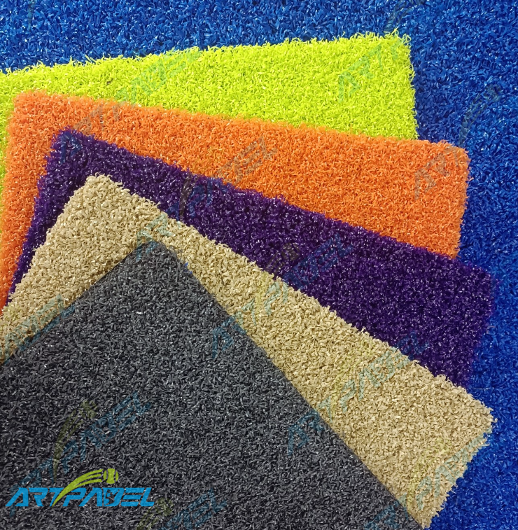 Artificial turf;
A variety of turf colors can be customized;
12mm PU Backing